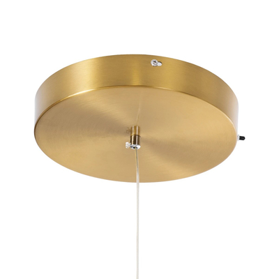 kelvo® KIBOO KLV-101-0262 Κρεμαστό Φωτιστικό Οροφής LED 36W 3600lm 360° AC 220-240V IP20 Ρυθμιζόμενο Λευκό CCT με Χειριστήριο από 2700K έως 6000K Dimmable - Lumileds SMD Chip - Χρυσό Πλατίνα - Μ40 x Π40 x Υ40cm - 3 Χρόνια Εγγύηση