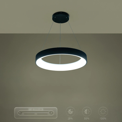 kelvo® SALEM KLV-101-0289 Κρεμαστό Φωτιστικό Οροφής LED 105W 10500lm 120° AC 220-240V IP20 Ρυθμιζόμενο Λευκό CCT με Χειριστήριο από 2700K έως 6000K Dimmable - Lumileds SMD Chip - Μαύρο Ματ - Μ60 x Π60 x Υ6cm - 3 Χρόνια Εγγύηση