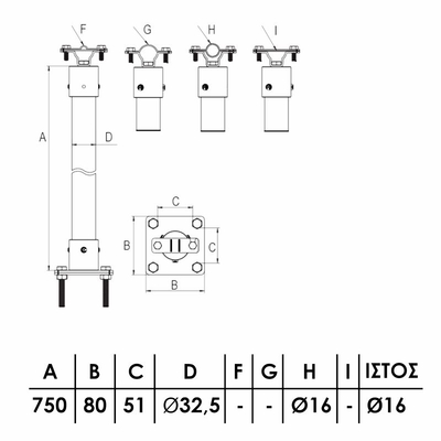 19939 | 19939 | ΜΟΝΩΜΕΝΗ MΠΑΡΑ ΣΤΗΡΙΞΗΣ ΑΓΩΓΩΝ & AΛΕΞΙΚΕΡΑΥΝΩΝ ΣΕ ΜΕΤΑΛΛΙΚΑ ΚΤΙΡΙΑ  Ss V2A ANOΞΕΙΔΩΤΗ