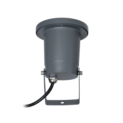 kelvo® GARDELINI KLV-101-0002-V2 Φωτιστικό Σποτ Τοίχου με Βάση για Λάμπα MR16 με Ντουί GU10 AC 220-240V Αδιάβροχο IP65 - Γκρι Ανθρακί Ματ - Μ10 x Π10 x Υ30cm