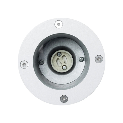 kelvo® GARDELINI KLV-101-0003-V2 Φωτιστικό Σποτ Τοίχου με Βάση για Λάμπα MR16 με Ντουί GU10 AC 220-240V Αδιάβροχο IP65 -  Λευκό Ματ - Μ10 x Π10 x Υ30cm