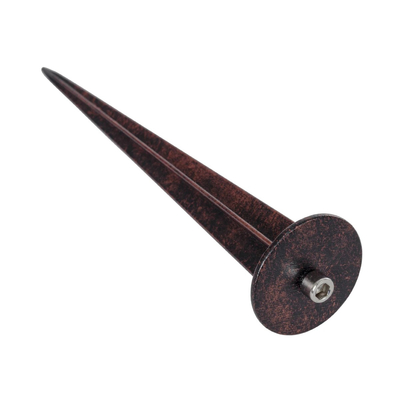 kelvo® GARDELINI KLV-101-0004-V2 Φωτιστικό Σποτ Τοίχου με Βάση για Λάμπα MR16 με Ντουί GU10 AC 220-240V Αδιάβροχο IP65 -  Μπρονζέ Εφέ Σκουριάς Ματ - Μ10 x Π10 x Υ30cm