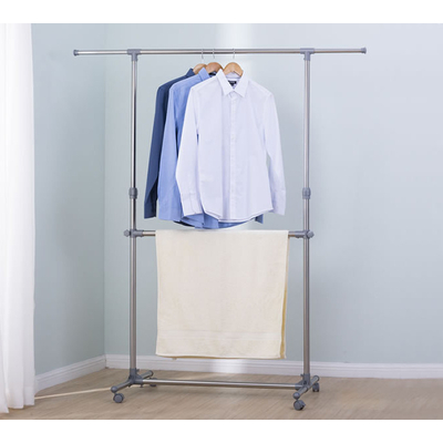 Τροχήλατη κρεμάστρα δαπέδου & απλώστρα ρούχων - 0301H - 522374