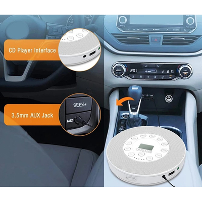 Φορητό επαναφορτιζόμενο CD Player - CDP-3031 - 718105 - Black