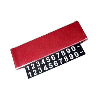 Πινακίδα αριθμού τηλεφώνου αυτοκινήτου - G201 - 813430 - Red