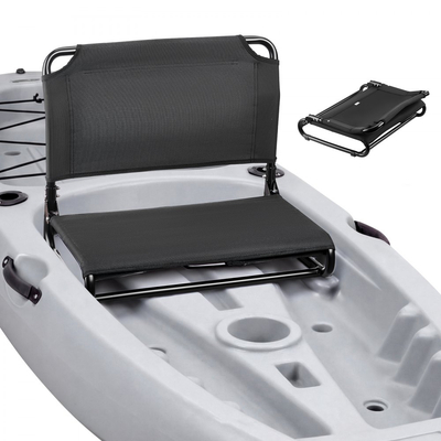 Κάθισμα καγιάκ VEVOR, 1 πακέτο 20 mm υπερυψωμένο ύψος, πτυσσόμενο κάθισμα με στήριξη πλάτης, αναβάθμιση αντικατάστασης για Tamarack, Tahoma, Tioga, Spitfire, Kenai & Daylite, καγιάκ καθίσματος/ψαρέματος/φουσκωτό & βάρκα με κουπιά