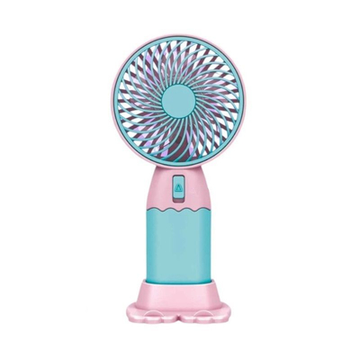 Επαναφορτιζόμενος ανεμιστήρας mini - 0808-1 - 033121 - Pink/Blue