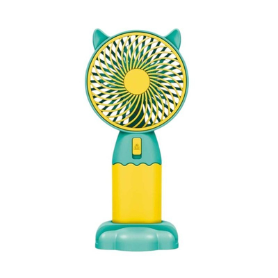 Επαναφορτιζόμενος ανεμιστήρας mini - 0808-2 - 033138 - Yellow/Green