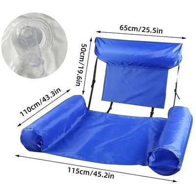 Φουσκωτή πολυθρόνα θαλάσσης πλωτή - SL-D098 - 152087 - Orange