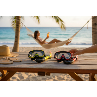 Μάσκα θαλάσσης με αναπνευστήρα - 8010/2TTAC1 - 117400