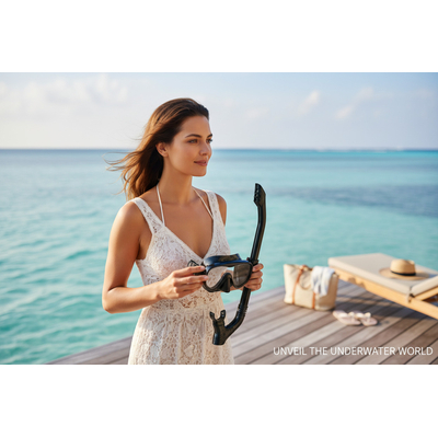 Μάσκα θαλάσσης με αναπνευστήρα - 2313+302 - 117402