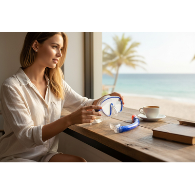 Μάσκα θαλάσσης με αναπνευστήρα - M22S30 - 127111