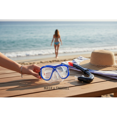 Μάσκα θαλάσσης με αναπνευστήρα - 3266 - 127112