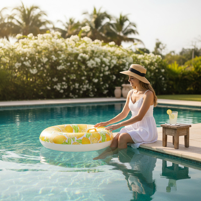 Παιδικό φουσκωτό σωσίβιο - 100cm - 155017 - Yellow