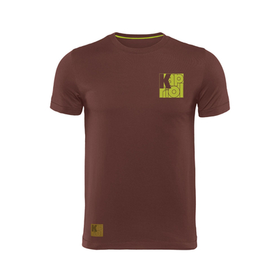 Μπλούζα t-shirt enjoy μπορντό M 80% βαμβάκι / 20% ανακυκλωμένο βαμβάκι – 180 g/m² / 60821