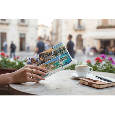 Πορτοφόλι Souvenir μπρελόκ - PVC - Chalkidiki - 16*10cm - 871701