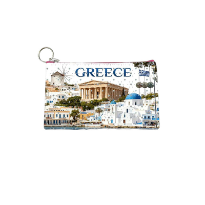 Πορτοφόλι Souvenir μπρελόκ - PVC - Greece - 16*10cm - 871718
