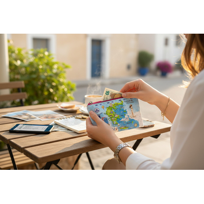 Πορτοφόλι Souvenir μπρελόκ - PVC - Greece - 16*10cm - 871719