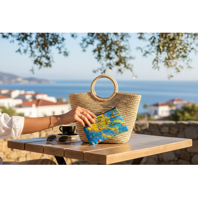 Πορτοφόλι Souvenir μπρελόκ - PVC - Chalkidiki - 11*7cm - 871722