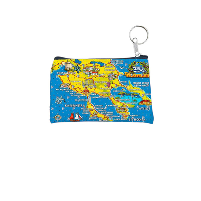 Πορτοφόλι Souvenir μπρελόκ - PVC - Chalkidiki - 11*7cm - 871722