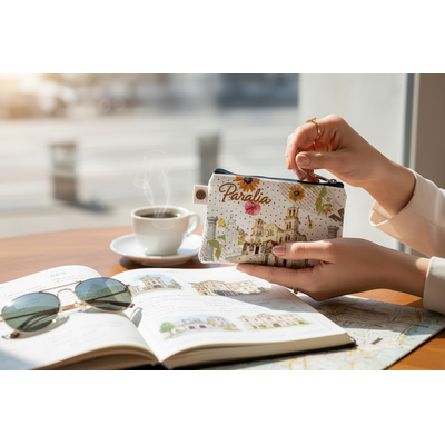 Πορτοφόλι Souvenir μπρελόκ - PVC - Paralia - 11*7cm - 871728