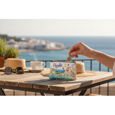 Πορτοφόλι Souvenir μπρελόκ - PVC - Paralia - 11*7cm - 871731