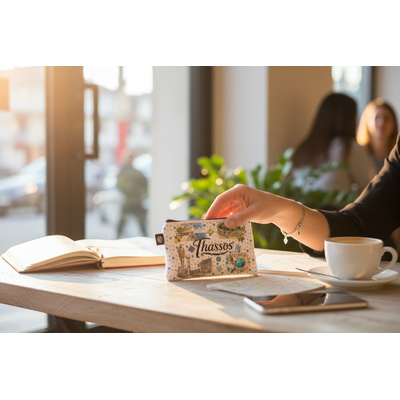 Πορτοφόλι Souvenir μπρελόκ - PVC - Thassos - 11*7cm - 871732