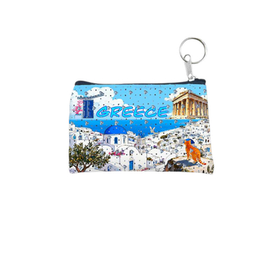 Πορτοφόλι Souvenir μπρελόκ - PVC - Greece - 11*7cm - 871736