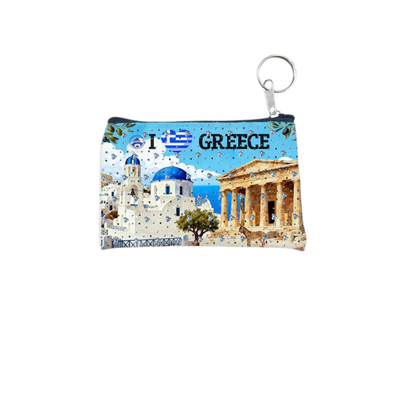 Πορτοφόλι Souvenir μπρελόκ - PVC - Greece - 11*7cm - 871737