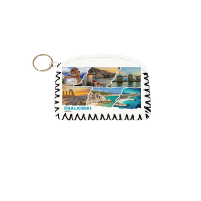 Πορτοφόλι Souvenir μπρελόκ - PVC - Chalkidiki - 14*9cm - 871741