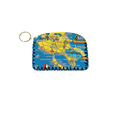 Πορτοφόλι Souvenir μπρελόκ - PVC - Chalkidiki - 14*9cm - 871742