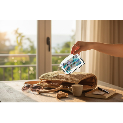 Πορτοφόλι Souvenir μπρελόκ - PVC - Paralia - 14*9cm - 871749