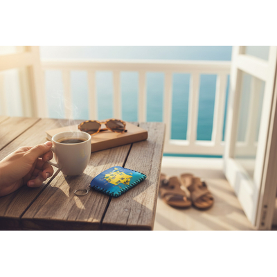 Πορτοφόλι Souvenir μπρελόκ - PVC - Thassos - 14*9cm - 871754