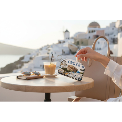 Πορτοφόλι Souvenir μπρελόκ - PVC - Greece - 14*9cm - 871758