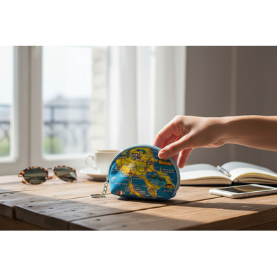 Πορτοφόλι Souvenir μπρελόκ mini - PVC - Chalkidiki - 10*8*3cm - 871762