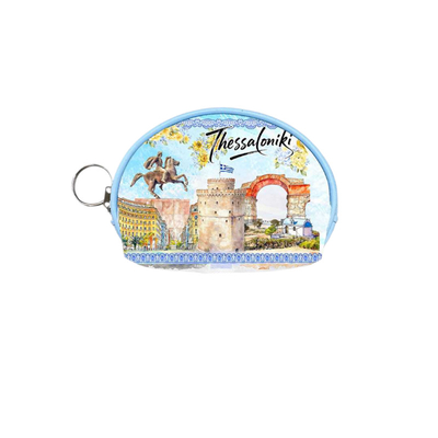 Πορτοφόλι Souvenir μπρελόκ mini - PVC - Thessaloniki - 10*8*3cm - 871767