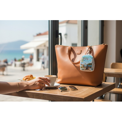 Πορτοφόλι Souvenir μπρελόκ mini - PVC - Chalkidiki - 7*9*4.5cm - 871783