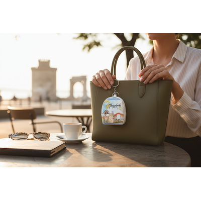 Πορτοφόλι Souvenir μπρελόκ mini - PVC - Thessaloniki - 7*9*4.5cm - 871787