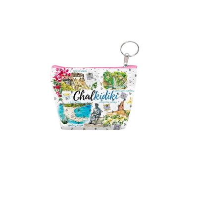 Πορτοφόλι Souvenir μπρελόκ mini - PVC - Chalkidiki - 11*7*4cm - 871800