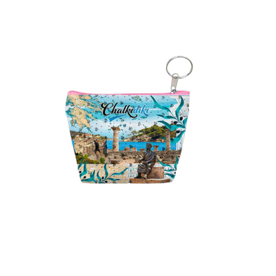 Πορτοφόλι Souvenir μπρελόκ mini - PVC - Chalkidiki - 11*7*4cm - 871803
