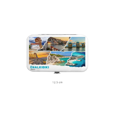 Σετ περιποίησης νυχιών σε θήκη Souvenir - Chalkidiki - 871861