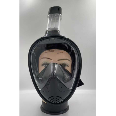 Μάσκα θαλάσσης Full Face με αναπνευστήρα - BHC - 127121 - Black