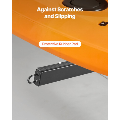 Βάση αποθήκευσης καγιάκ VEVOR για 4 καγιάκ, Χωρητικότητα 136 κιλών, Βάση τοίχου βαρέως τύπου με ρυθμιζόμενη βάση για εσωτερική και εξωτερική αποβάθρα γκαράζ, Βάση αποθήκευσης για κανό, μικρό σκάφος, SUP, σανίδα του σερφ και σανίδα paddleboard