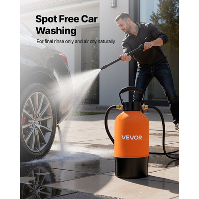 Σύστημα απιονισμένου νερού VEVOR για πλύσιμο αυτοκινήτων, Σύστημα νερού πλύσης αυτοκινήτων χωρίς λεκέδες με ρητίνη DI 5L & μετρητή TDS, φίλτρο απιονισμένου νερού χωρίς λεκέδες για αυτοκίνητα, τροχόσπιτα, μοτοσικλέτες και παράθυρα