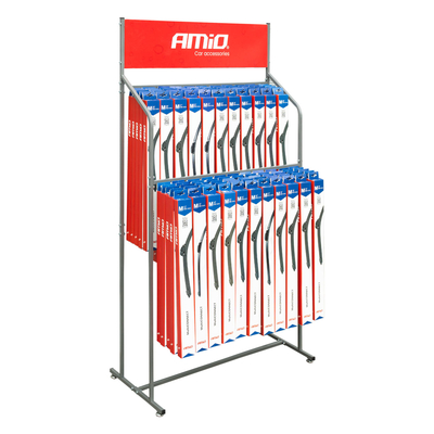 Amio – Σταντ Υαλοκαθαριστήρων 22 Θέσεων 70x135x35cm για Οργάνωση & Επαγγελματική Προβολή – 1 Τεμ. (01172/AM)
