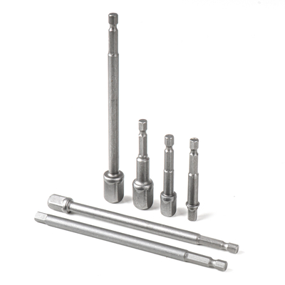 Amio – Προσαρμογείς HEX 1/4" σε Καρυδάκια 1/4" 3/8" 1/2" Heavy Duty για Σταθερή Τοποθέτηση & Καθημερινή Χρήση – Σετ 6 Τεμ. (04781/AM)