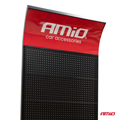 Amio – Σταντ Προϊόντων με 20 Μονούς & 30 Διπλούς Γάντζους για Σταθερή Τοποθέτηση & Μέγιστη Προβολή – 1 Τεμ. (04776/AM)