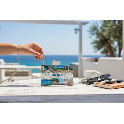 Πορτοφόλι Souvenir μπρελόκ - Σετ 10pcs - PVC - Thassos - 11*7cm - 871733