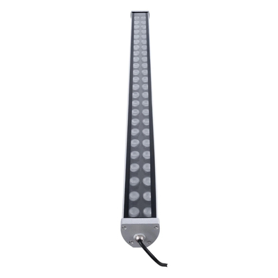 GLOBOSTAR® WASHERMOZA 90158 Μπάρα Φωτισμού Wall Washer LED 48W 5200lm 10-30° DC 24V Αδιάβροχο IP66 Θερμό Λευκό 2700K Dimmable - Bridgelux SMD Chip - Γκρι Ανθρακί - Μ100 x Π8 x Υ12cm - 3 Χρόνια Εγγύηση