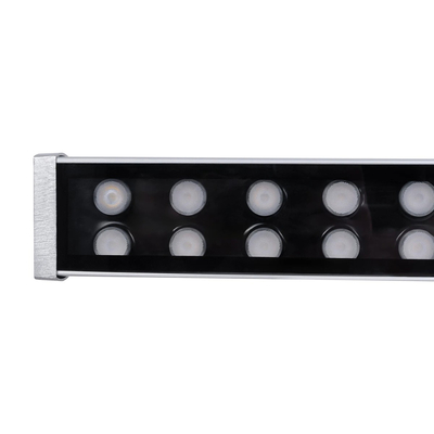 GLOBOSTAR® WASHERMOZA 90158 Μπάρα Φωτισμού Wall Washer LED 48W 5200lm 10-30° DC 24V Αδιάβροχο IP66 Θερμό Λευκό 2700K Dimmable - Bridgelux SMD Chip - Γκρι Ανθρακί - Μ100 x Π8 x Υ12cm - 3 Χρόνια Εγγύηση